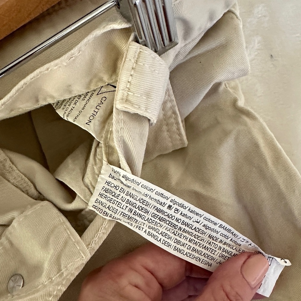Zara Cream Cargo Pants - Picture 6 of 10